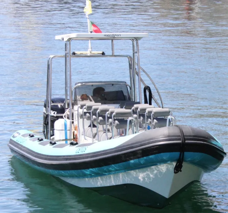 Our RIB boat CETOS""