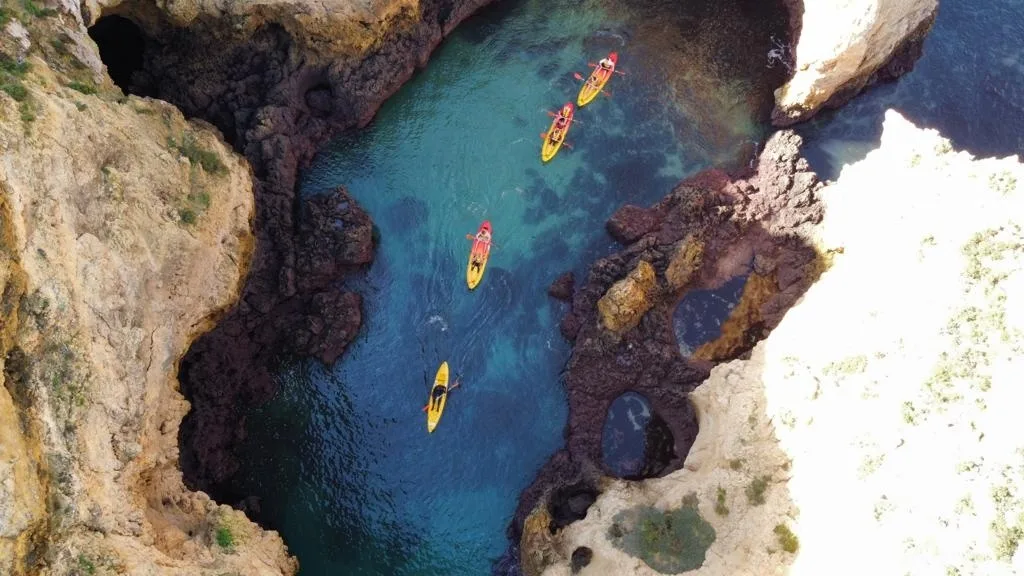 Ponta da Piedade kajakiem