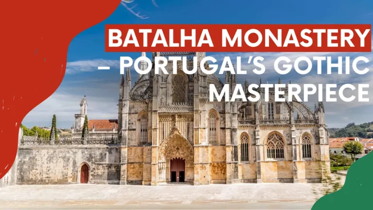 Video cover 'Batalha Monastery – Portugal's Gothic masterpiece' showing the monastery façade