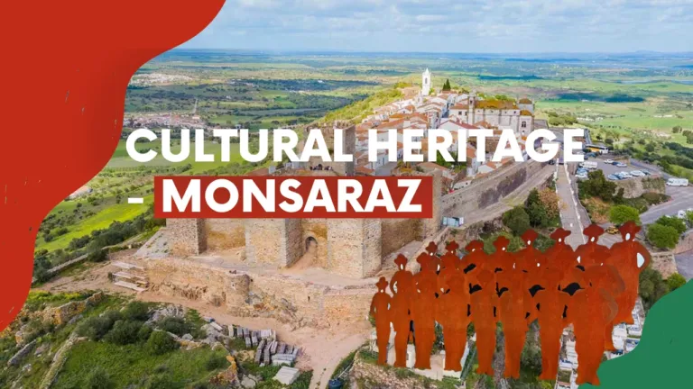 Video cover 'Cultural heritage Monsaraz' with an aerial view of the hilltop village