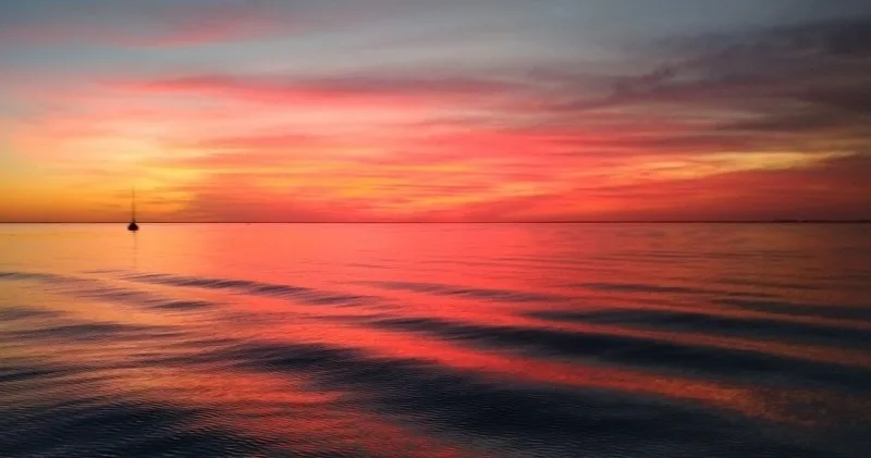 Pôr do sol na Ria Formosa