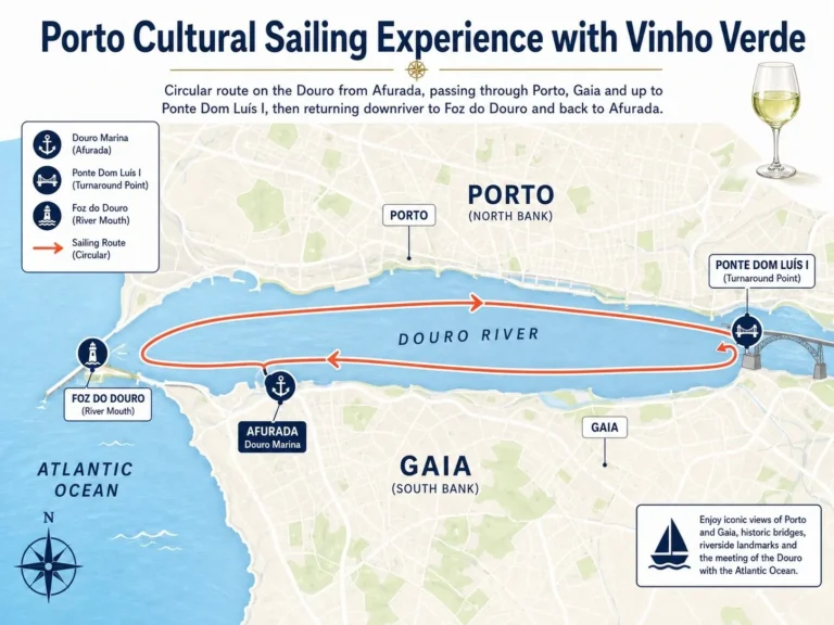 Porto Cultural Sailing Experience with Vinho Verde