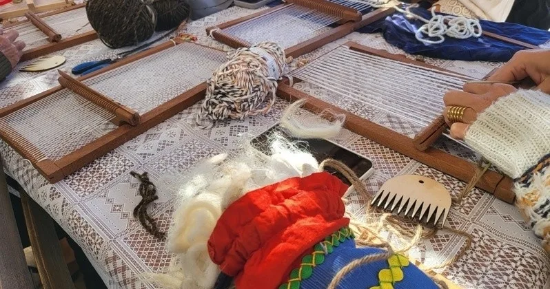 Wool Weaving Workshop & Almond Roast in the Algarve