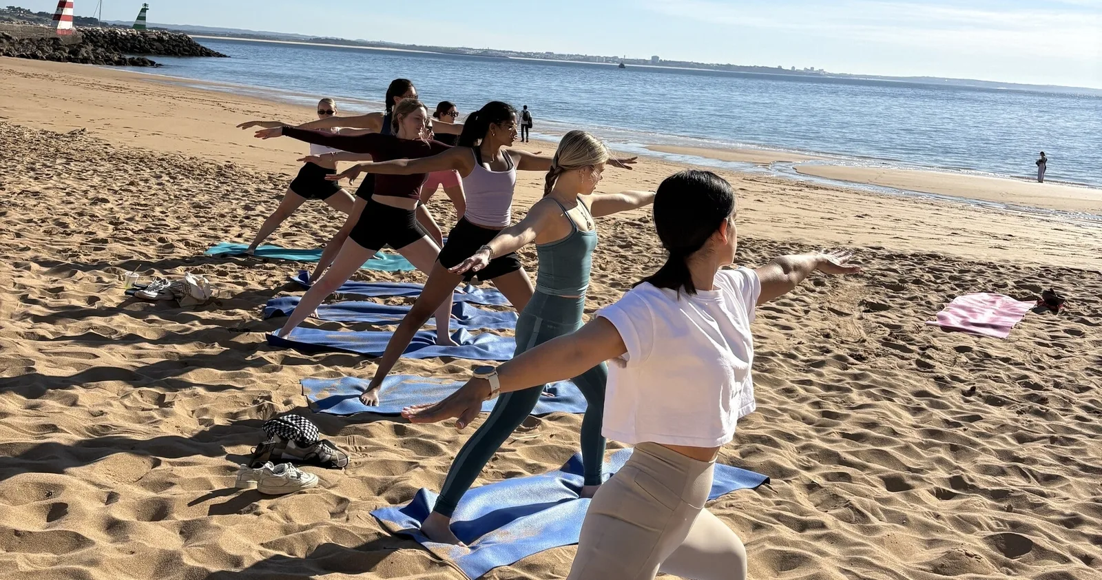 Morning Beach Yoga - Carcavelos Beach